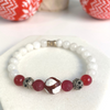 Cranberry Snow Bracelet