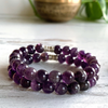 Amethyst Gemstone Bracelet 8mm