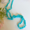 Apatite Silk Knotted Necklace