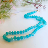 Apatite Silk Knotted Necklace