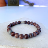 Purple Coffee Jasper Gemstone Bracelet