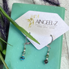Turquoise Drop Earrings Silver Leverback