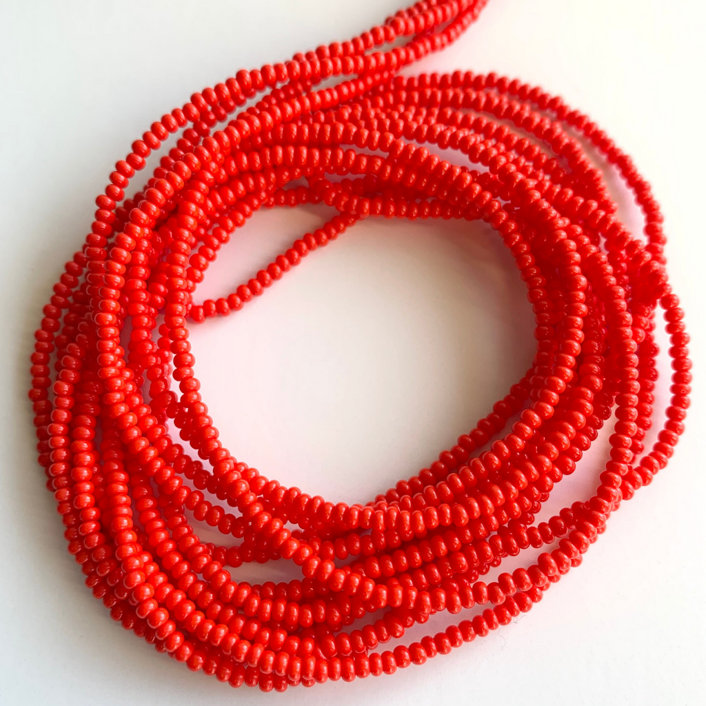 Infrared Red Waist Bead Strand