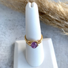 Amethyst Genie Wire Wrapped Ring