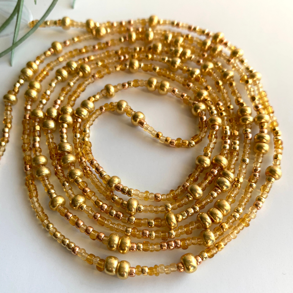 Golden Girl Waist Bead