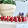 Magenta Sea Sediment Imperial Jasper Bracelet