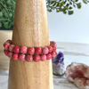 Magenta Sea Sediment Imperial Jasper Bracelet