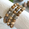 Matte Picture Jasper Gemstone Bracelet