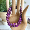 Purple Imperial Jasper Gemstone Bracelet