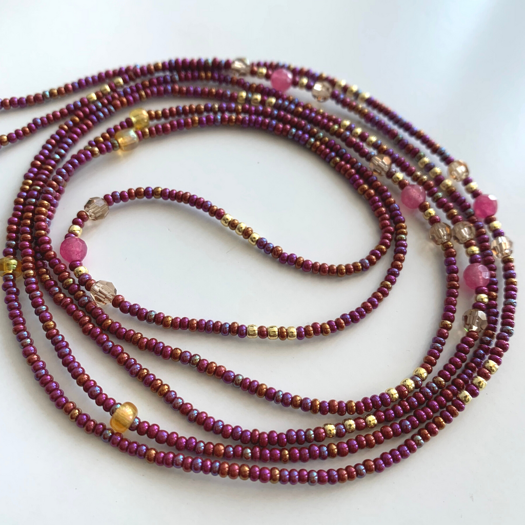 Multi strand waist beads clearance